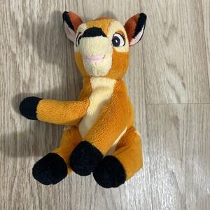 Disney Bambi Plush Kids 9in Orange Good Walt Disney World Vintage Stuffed Animal